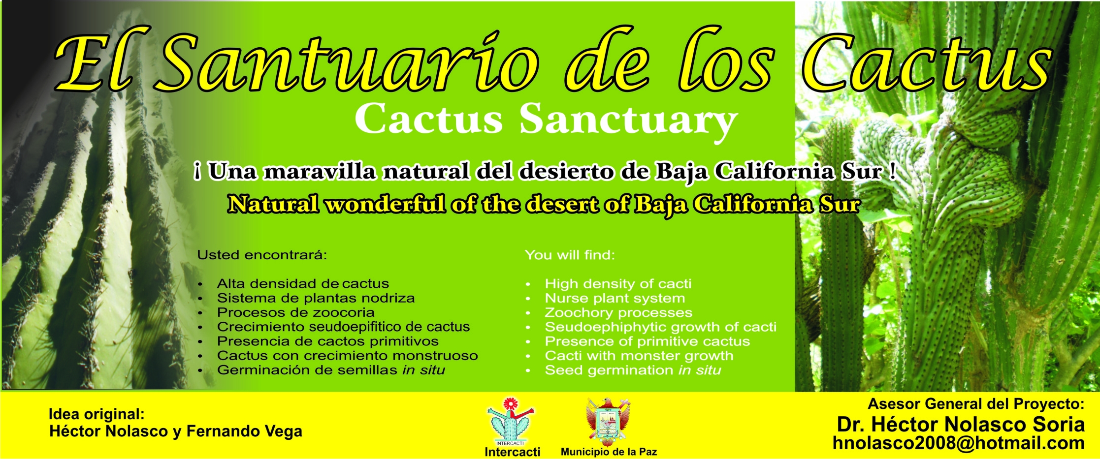 IRestauración de El Santuario de los Cactus